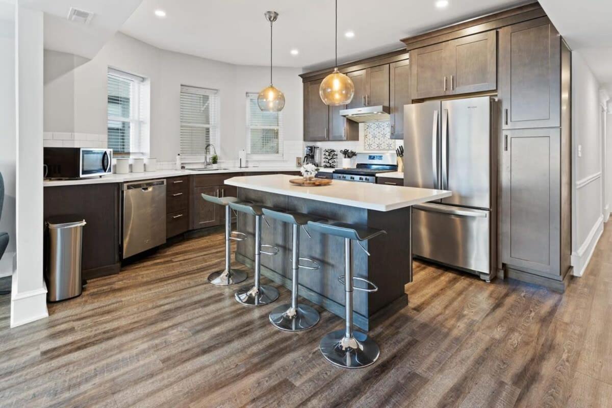 Modern 4Br 2Ba Apt Steps To The Beach Open Living Atlantic City Eksteriør bilde