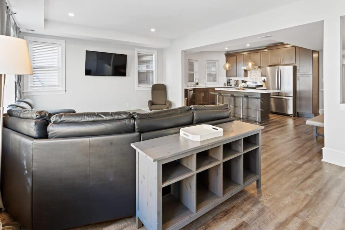 Modern 4Br 2Ba Apt Steps To The Beach Open Living Atlantic City Eksteriør bilde
