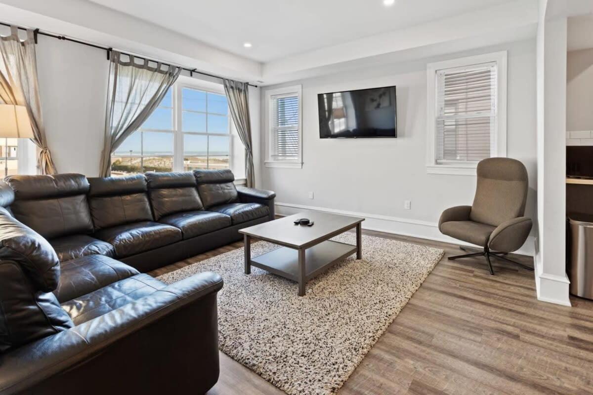 Modern 4Br 2Ba Apt Steps To The Beach Open Living Atlantic City Eksteriør bilde