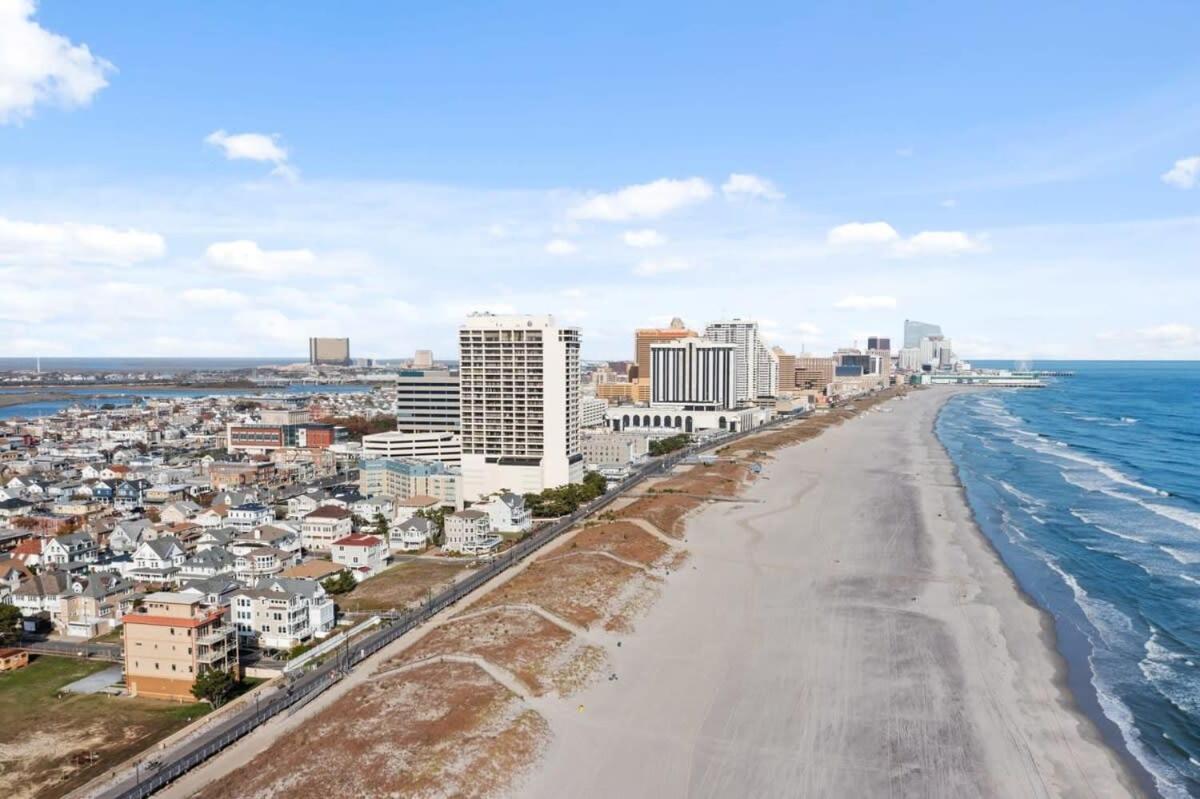 Modern 4Br 2Ba Apt Steps To The Beach Open Living Atlantic City Eksteriør bilde